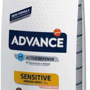 ADVANCE Sensitive, Somon şi orez, 12kg