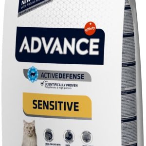 ADVANCE Sensitive Somon şi orez, Hr. pentru pisici adulte sensibile
