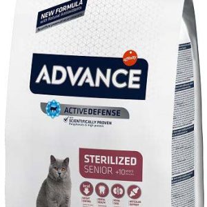ADVANCE Sterilized +10 ani, Pui şi orz, 1,5kg