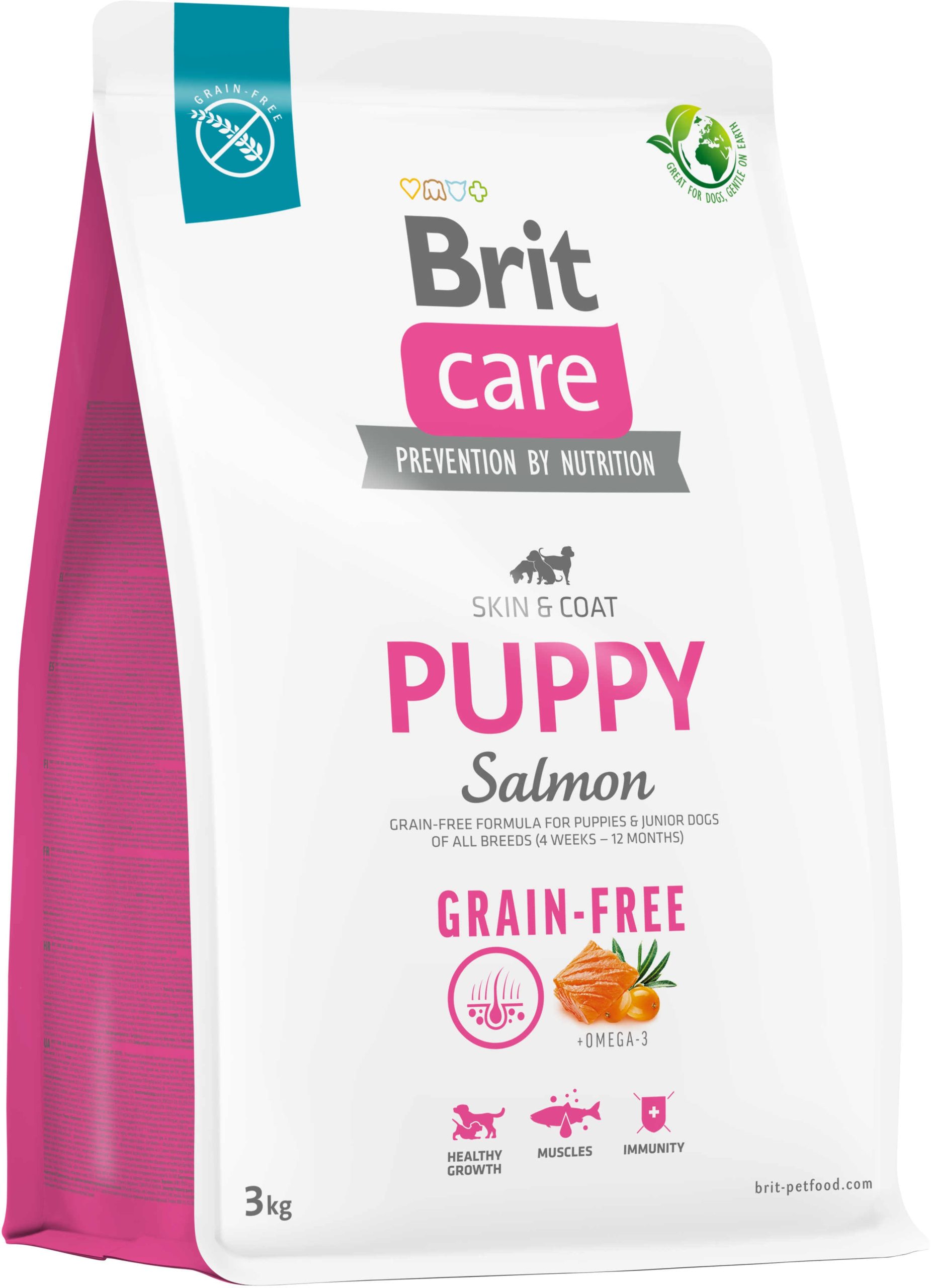 BRIT CARE Grain-free PUPPY, cu Somon şi Cartofi