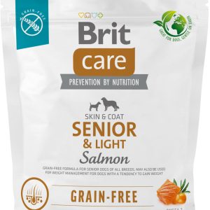 BRIT CARE Grain-free SENIOR & Light, cu Somon şi Cartofi