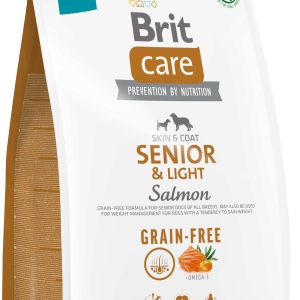 BRIT CARE Grain-free SENIOR & Light, cu Somon şi Cartofi