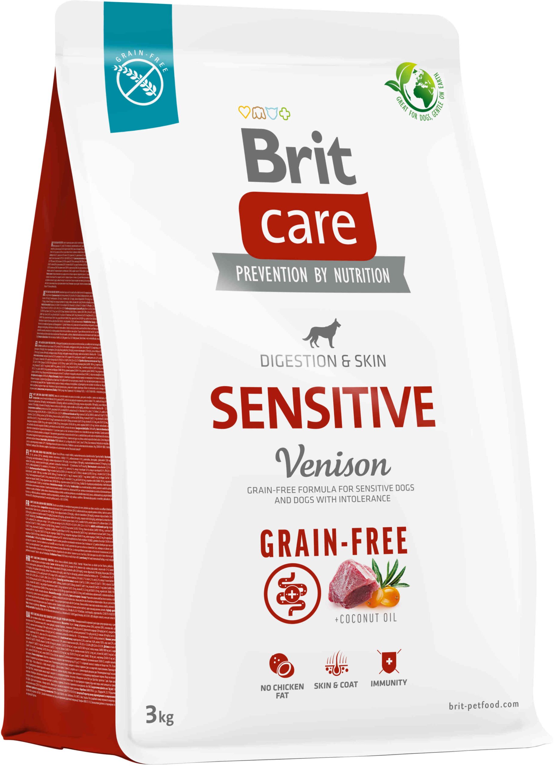BRIT CARE Grain-free Sensitive, cu Vânat şi Cartofi