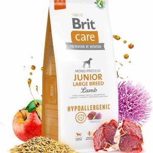 BRIT CARE Hypoallergenic JUNIOR Large Breed, cu Miel şi Orez