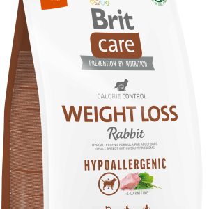 BRIT CARE Hypoallergenic Weight Loss, cu Iepure şi Orez