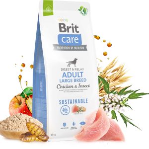 BRIT CARE Sustainable Adult Large Breed, cu Pui şi Insecte