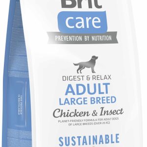 BRIT CARE Sustainable Adult Large Breed, cu Pui şi Insecte