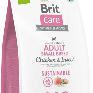 BRIT CARE Sustainable Adult Small Breed, cu Pui şi Insecte