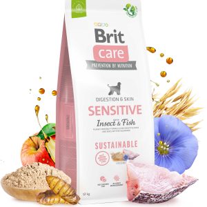 BRIT CARE Sustainable Sensitive, cu Peşte şi Insecte