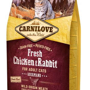 CARNILOVE Fresh Pui şi Iepure, fără cereale şi cartofi