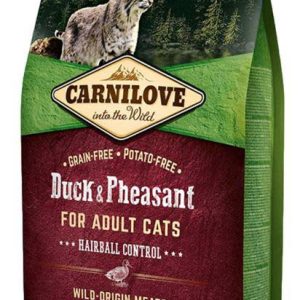 CARNILOVE Hairball Raţă şi fazan, fără cereale