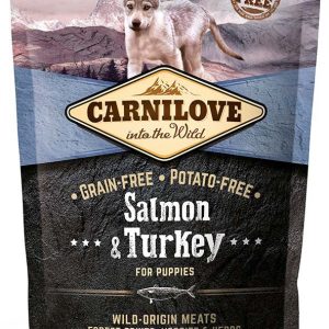 CARNILOVE PUPPY Somon şi curcan, fără cereale