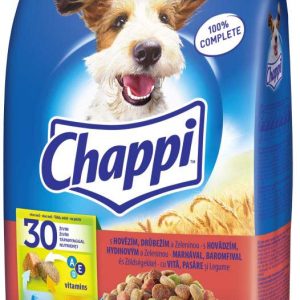 CHAPPI Hrană uscată pentru câini, cu Vită şi Pasăre