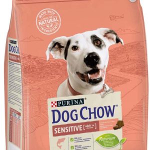 DOG CHOW Hrană uscată pentru câini Adult SENSITIVE, Somon şi Orez
