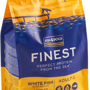 FISH4DOGS Finest Adult Peşte alb şi Cartofi, Large Kibble