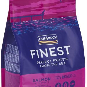 FISH4DOGS Finest Adult Toy Somon şi Cartofi, Extra Small Kibble 1,5kg