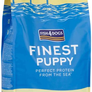 FISH4DOGS Finest PUPPY Peşte alb şi Cartofi, Large Kibble