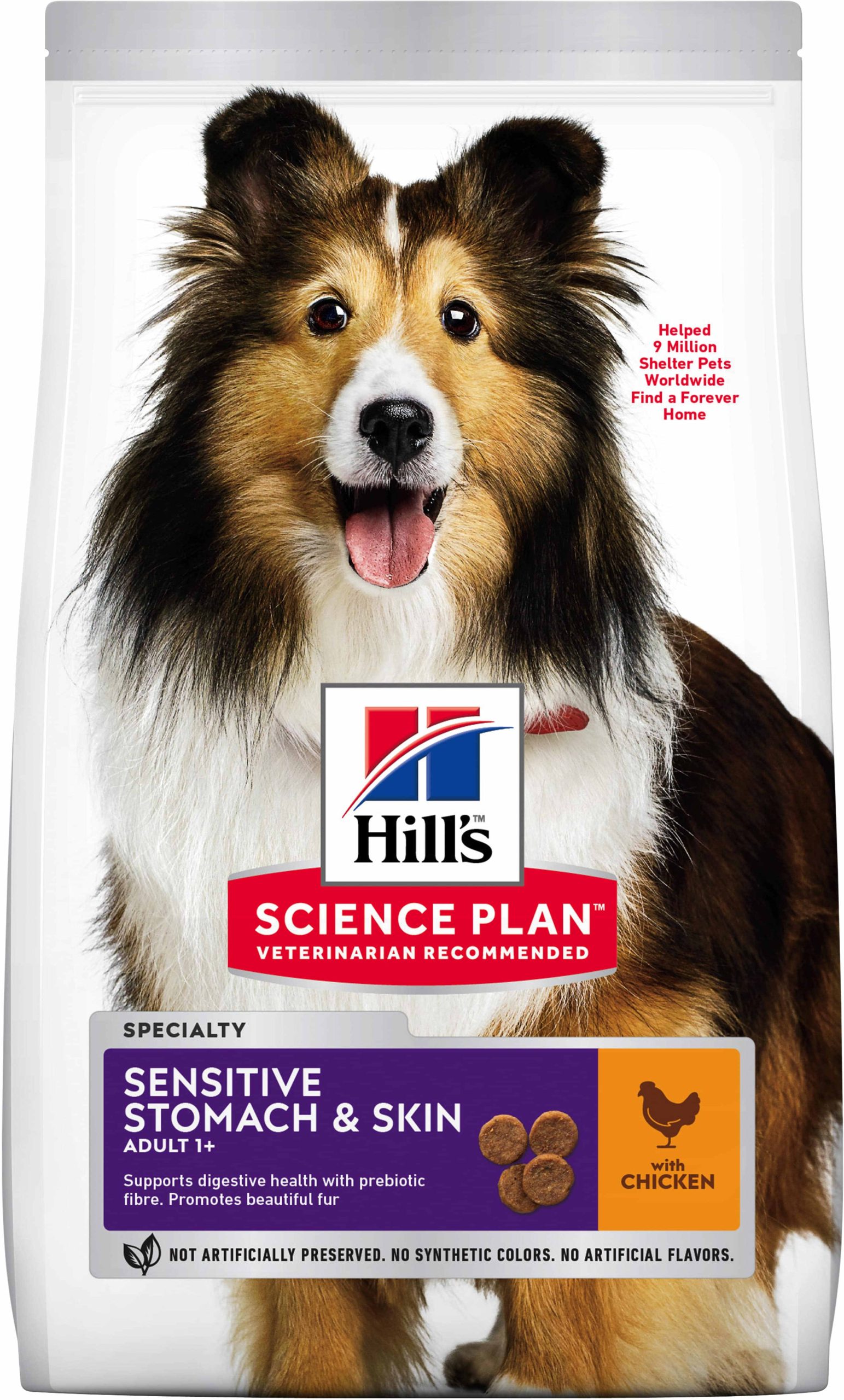 HILL's Canine Adult SENSITIVE STOMACH & SKIN, cu Pui
