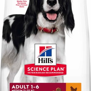 HILL's Canine Adult Talie Medie, cu Pui