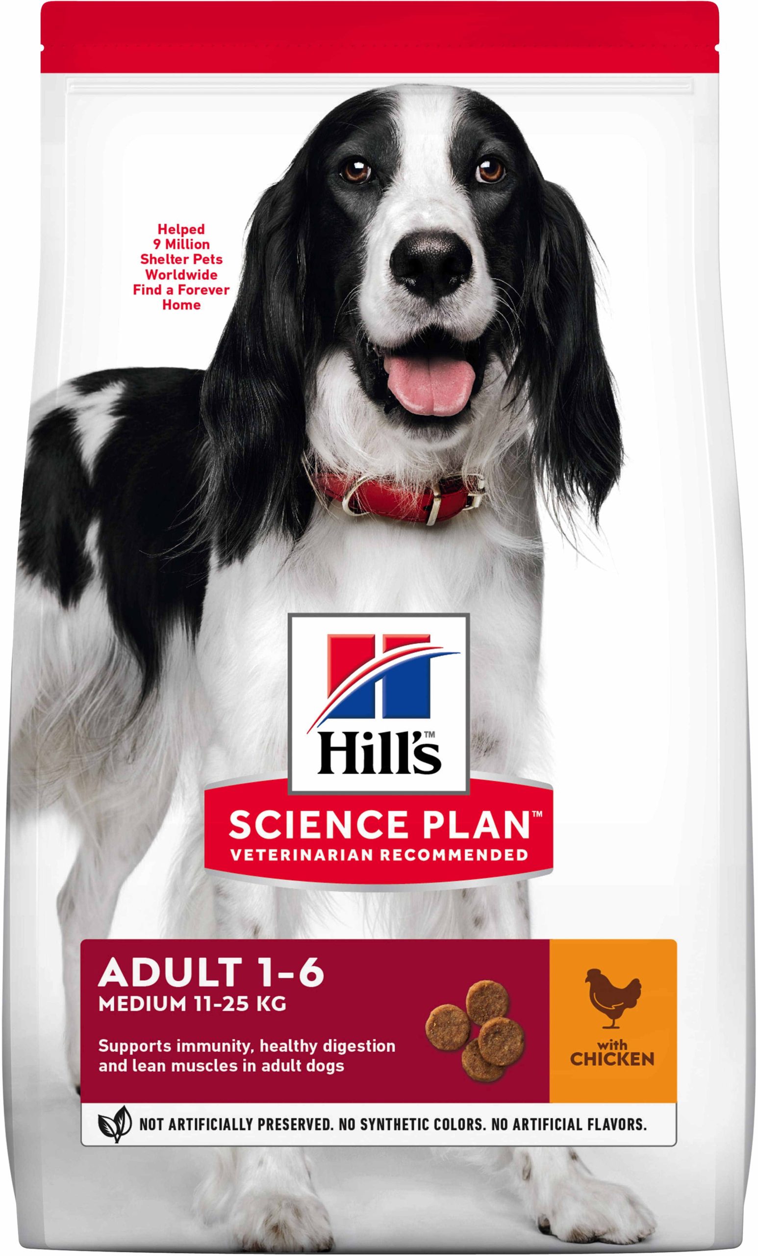 HILL's Canine Adult Talie Medie, cu Pui