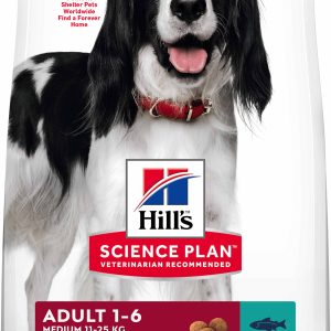 HILL's Canine Adult Talie Medie cu Ton şi Orez