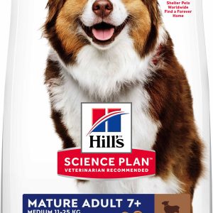HILL's Canine MATURE Talie Medie cu Miel şi Orez