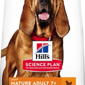 HILL's Canine MATURE Talie Medie LIGHT, cu Pui 14kg