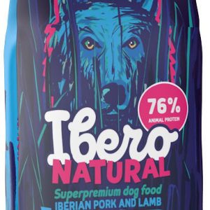 IBERO NATURAL Maxi JUNIOR pentru căţei cu porc iberic şi miel