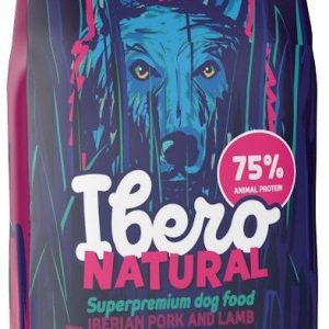 IBERO NATURAL Medium Adult pentru câini, cu porc iberic şi miel