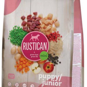 RUSTICAN Mini PUPPY/JUNIOR cu miel şi orez, fără gluten