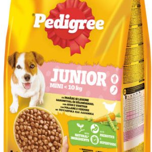 PEDIGREE Hrană uscată pentru căţei JUNIOR Talie Mică, cu Pasăre/Legume