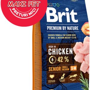 BRIT Premium by Nature SENIOR Small/Medium Breed