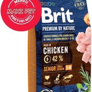BRIT Premium by Nature SENIOR Small/Medium Breed