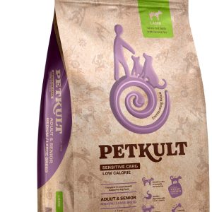 PETKULT Sensitive Low Callories Adult & SENIOR, talie medie/mare, Miel/orez