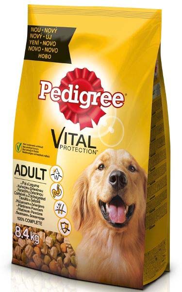 PEDIGREE Hrană uscată pentru câini Adult, cu Pasăre şi Legume