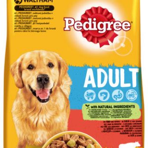 PEDIGREE Hrană uscată pentru câini Adult, cu Vită şi Legume