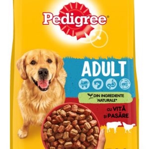 PEDIGREE Hrană uscată pentru câini Adult, cu Vită şi Pasăre