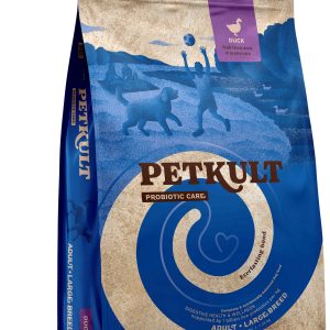 PETKULT Probiotics Adult large, talie mare, Raţă şi orez
