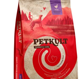 PETKULT Probiotics Adult medium, talie medie, Raţă şi orez