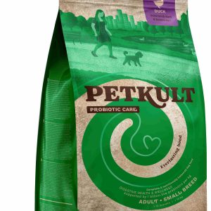 PETKULT Probiotics Adult small, talie mică, Raţă şi orez