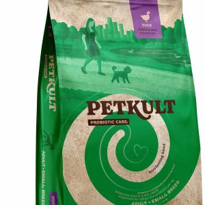 PETKULT Probiotics Adult small, talie mică, Raţă şi orez