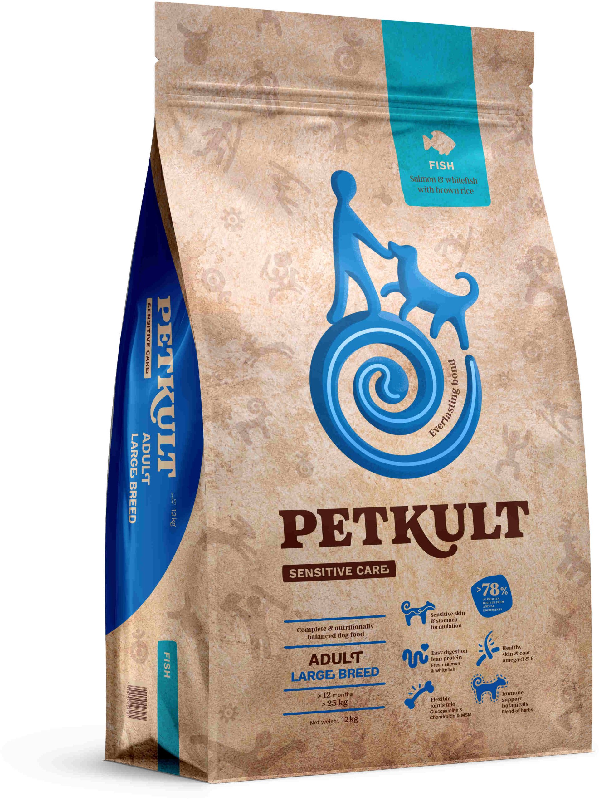 PETKULT Sensitive Adult large, talie mare, Peşte