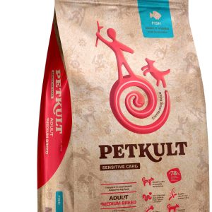 PETKULT Sensitive Adult medium, talie medie, Peşte