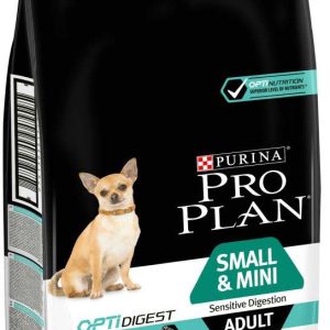 PRO PLAN Hrană uscată SENSITIVE DIGESTION câini Adult Small&Mini, cu Miel