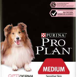 PRO PLAN Hrană uscată SENSITIVE pt câini Adult Medium Breed, cu Somon