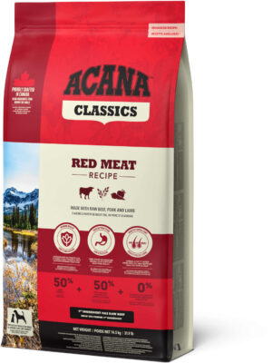 ACANA Classic Red, cu Vită, Miel si Porc 14,5kg
