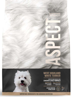 ASPECT West Highland Terrier, hrană completă pt. câini adulţi, Pui şi Orez 2,5kg