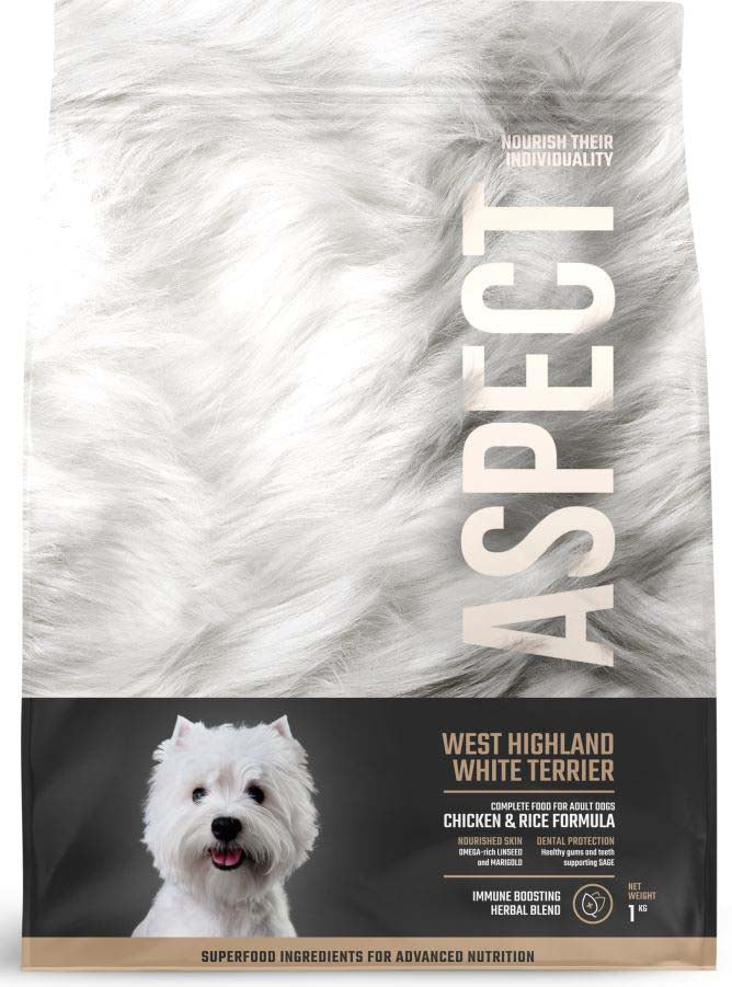 ASPECT West Highland Terrier, hrană completă pt. câini adulţi, Pui şi Orez 2,5kg