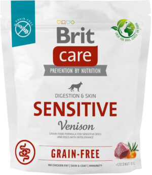 BRIT CARE Grain-free Sensitive, cu Vânat şi Cartofi