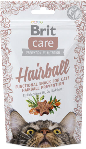 BRIT CARE Hairball, recompense pentru pisici 50g